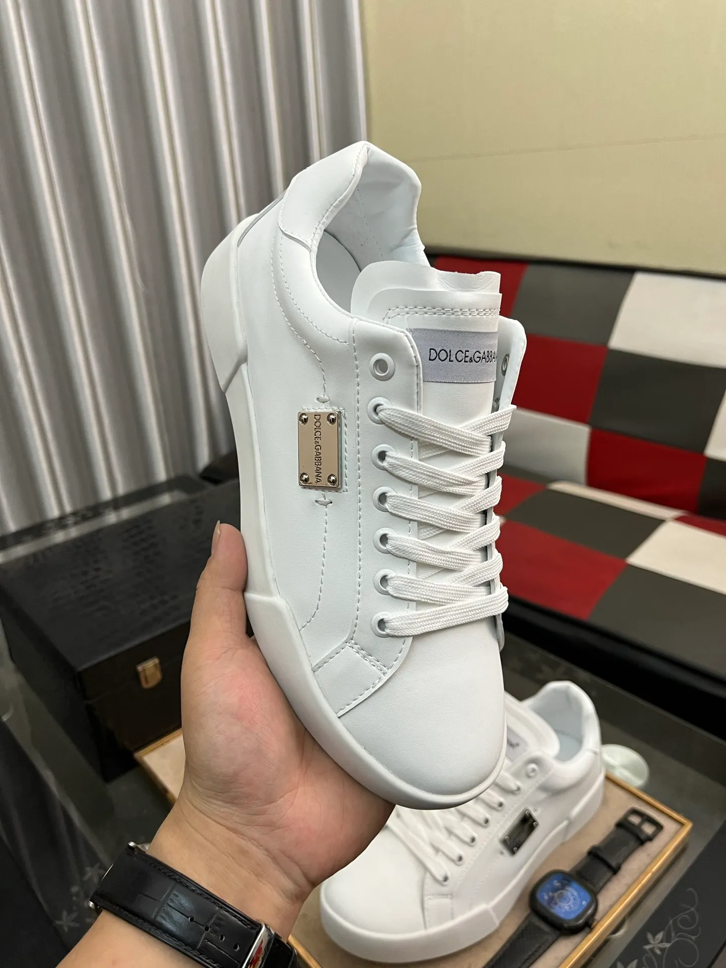 Men's shoes 💰400⌚️⌚️【DG】The latest official website high-top casual, men's shoes original quality imported first-layer cowhide stitching ➕Yangli [Proud] In terms of materials and workmanship, it beats all versions on the market💕Highest quality shipments. Real photos, imported fabrics highlight the unique charm of the brand😘Shoelaces are also original custom-made👻Classic lace-up shoes are very comfortable on the feet , code number 35-462️⃣color optional
